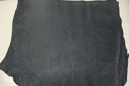 ds70円！[ネイビー]新入荷 イタリアンレザー 牛革 ヌメ革 ショルダー クロコ型押し 絞り加工 170ds