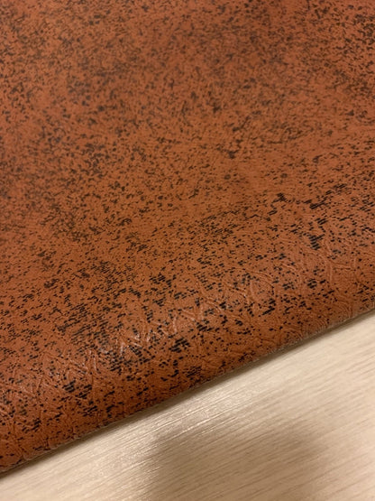 ds72円！[ブラウン]新入荷 イタリアンレザー 牛革 ヌメ革 ショルダー ムラ染加工 スネーク型押し 109ds