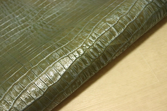 ds72円！[メタリックブルー]新入荷 イタリアンレザー 牛革 ヌメ革 ショルダー クロコ型押し 上質 119ds