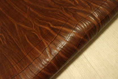 ds72円！[チョコブラウン]新入荷 イタリアンレザー 牛革 ヌメ革 ショルダー 絞り加工 上質 121ds