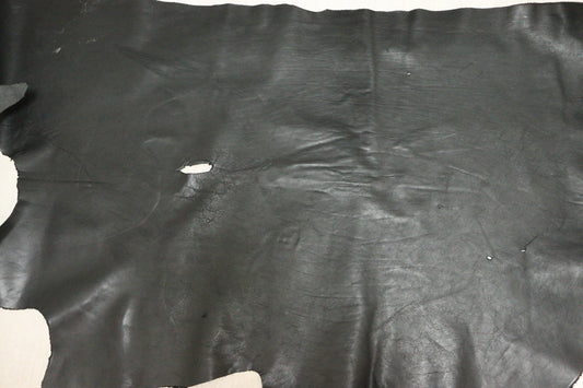 ds75円！[ブラック]新入荷 イタリアンレザー 牛革 ヌメ革 ショルダー スムース加工 128ds