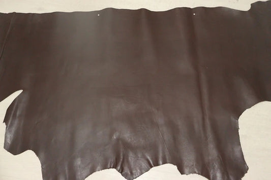 ds75円！[ヴィンテージブラウン]新入荷 イタリアンレザー 牛革 ヌメ革 ショルダー アニリン仕上げ Wショルダー 132ds