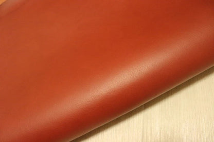 ds75円！新入荷！上質！レッドブラウン　スムース加工　染料仕上げ　ショルダー　110ds