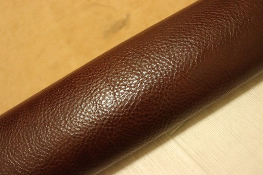 ds75円！[チョコブラウン]新入荷 イタリアンレザー 牛革 ヌメ革 ショルダー シュリンク加工 上質 155ds