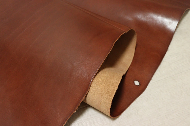 ds75円！[レッドブラウン]新入荷 イタリアンレザー 牛革 ヌメ革 ショルダー アニリン仕上げ 177ds