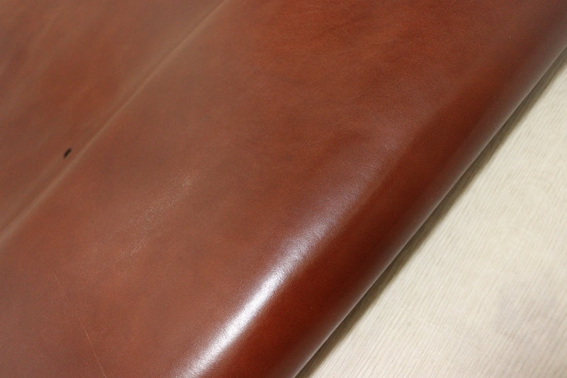 ds75円！[レッドブラウン]新入荷 イタリアンレザー 牛革 ヌメ革 ショルダー アニリン仕上げ 177ds