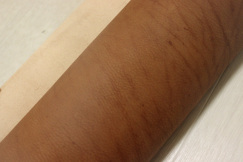 ds75円！[ヘンナブラウン]新入荷 イタリアンレザー 牛革 ヌメ革 ショルダー 染料仕上げ Wショルダー 187ds