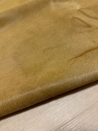 ds35円！新入荷！秋冬制作に！毛皮 　黄土色系　188ds