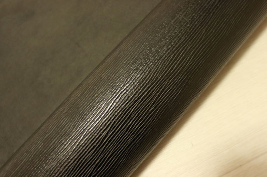ds28円！SALE!エピ型押し　ブラック　ヌメ革　豚革　126ds