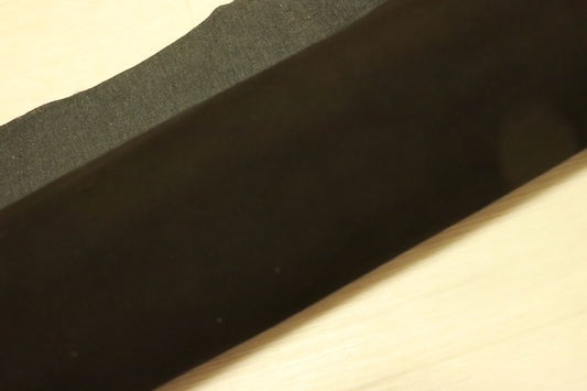 ds25円！SALE!裏地貼り　シルキースウェード　ブラック　131ds