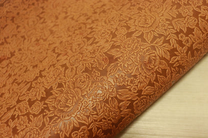 ds72円！新入荷！上質！オイルヌメ　ショルダー　ローゼ型押し　130ds