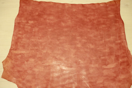 ds75円！新入荷！上質！indianred　ムラ染加工　ショルダー　ヌメ革　162ds