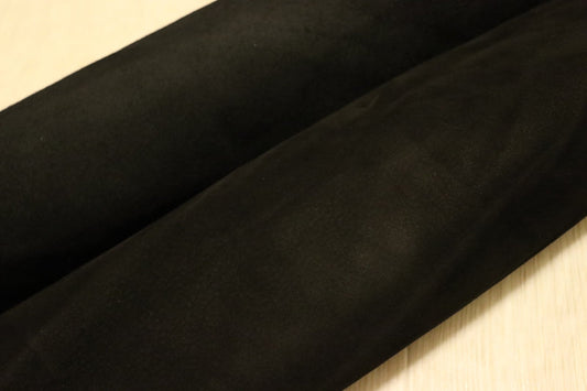 ds20円！[ブラック]SALE! 国産 牛革 クロム革 ヌバック 訳あり 150ds