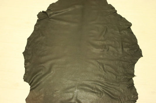 ds25円！[ブラック]SALE!国産 ひつじ革 スムース加工  100ds