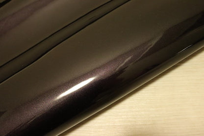 ds25円！[ナス色]新入荷 インポートレザー 牛革 クロム革 エナメル 100ds