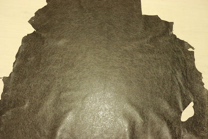 ds25円！[ダークグレー]新入荷 国産 豚革 クロム革 クラッキング加工 110ds