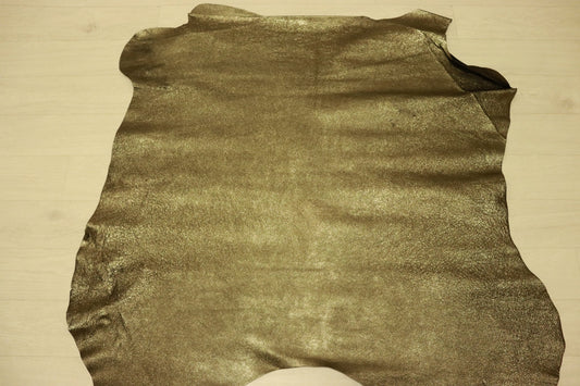 ds25円！[ダークシルバー]SALE！国産 豚革 シボ型押し 120ds
