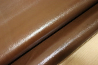 ds25円！[メタリックブラウン系]新入荷 国産 ひつじ革 クロム革 スムース加工 やや訳あり 126ds