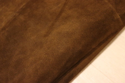 ds25円！[チョコブラウン]新入荷 国産 牛革 クロム革 ベロア 138ds