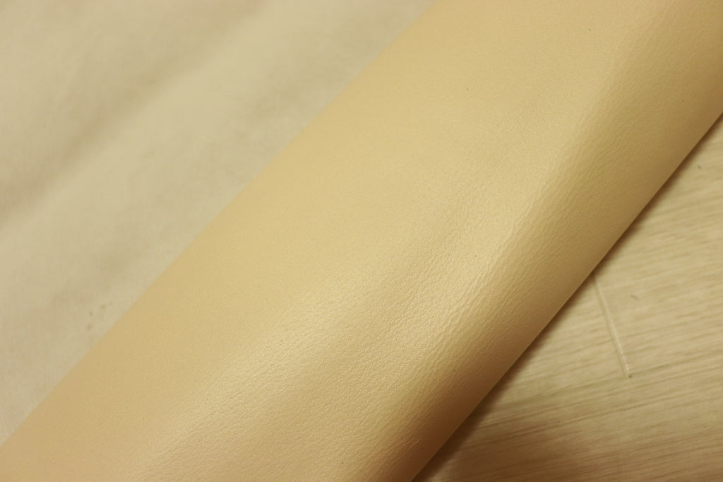 ds25円！[アイボリー]SALE！ 国産 豚革 クロム革 スムース加工 160ds
