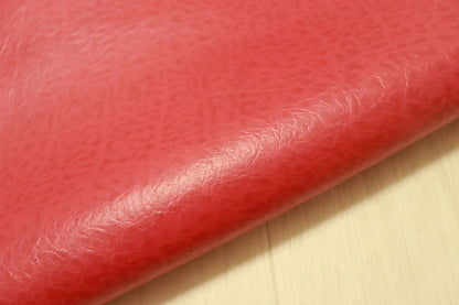 ds25円！[パープルピンク]SALE! 国産 馬革 姫路レザー クロム革 エレファント型押し 165ds