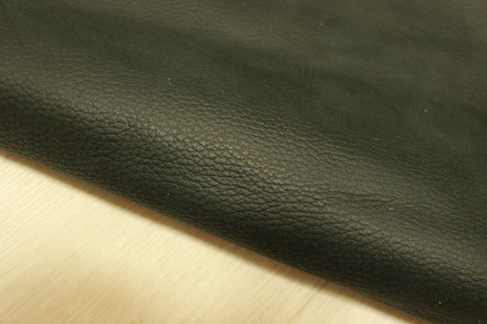 ds25円！[ブラック]SALE!国産 牛革 シボ型押し やや訳あり・・ 230ds