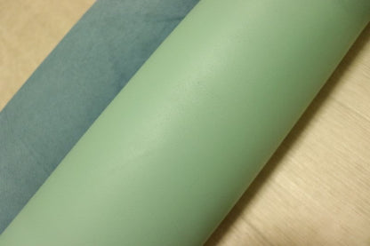 ds25円！[スプレイグリーン]新入荷 国産 牛革 姫路レザー クロム革 スムース加工 顔料仕上げ 230ds