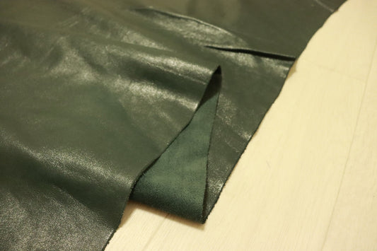 ds25円！[ダークピーコック]SALE!国産 牛革 カゼイン仕上げ  246ds
