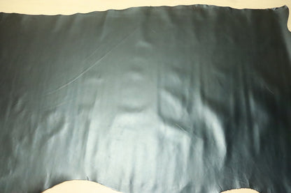 ds25円！[メタリックブルー]新入荷 国産 牛革 姫路レザー クロム革 スムース加工 250ds