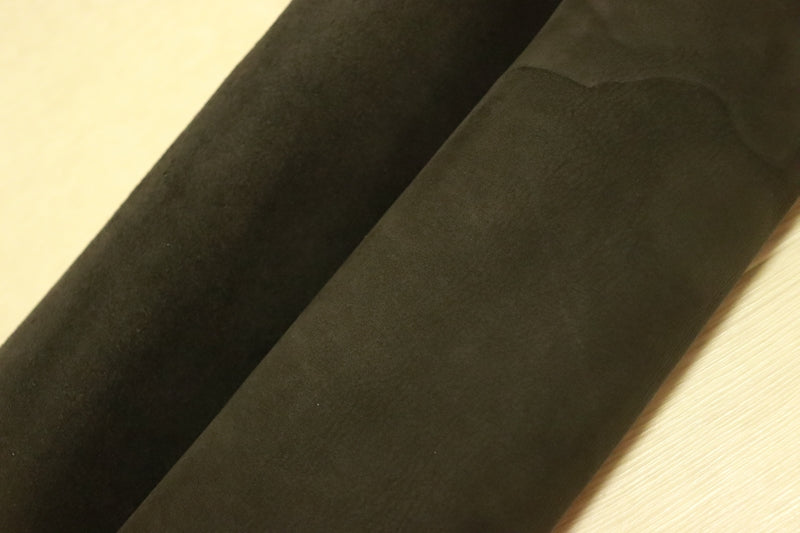 ds25円！[ブラック]SALE! 国産 牛革 クロム革 ヌバック 260ds