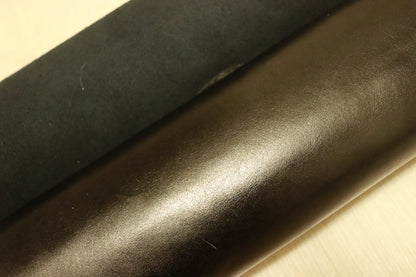 ds25円！[ブラック]新入荷 国産 牛革 姫路レザー クロム革 スムース加工 260ds