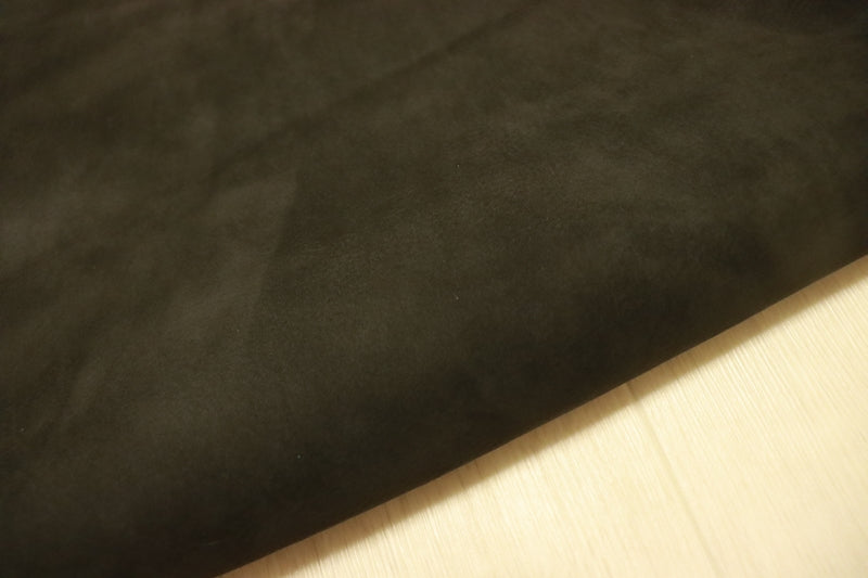 ds25円！[ブラック]新入荷 国産 牛革 姫路レザー クロム革 ヌバック 265ds