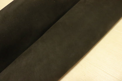 ds25円！[ブラック]新入荷 国産 牛革 姫路レザー クロム革 ヌバック 298ds