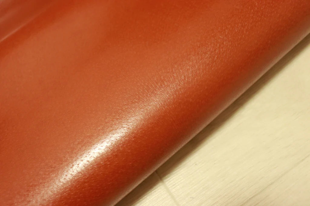 ds28円！[レッドブラウン]SALE!国産 豚革 ヌメ革 アニリン仕上げ アメ豚 112ds