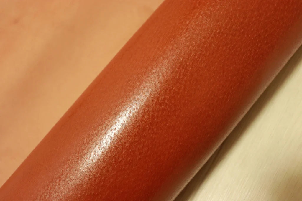 ds28円！[レッドブラウン]SALE!国産 豚革 ヌメ革 アニリン仕上げ アメ豚 112ds