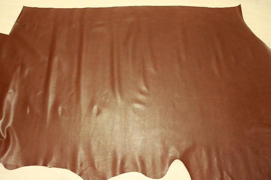 ds28円！[チョコブラウン]SALE!国産 牛革 スムース加工  165ds