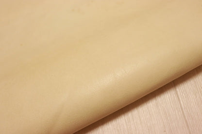 ds28円！[クリーム]新入荷 国産 馬革 クロム革 スムース加工 177ds