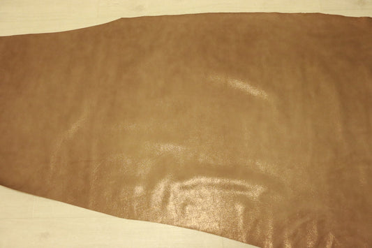 ds28円！[アンバー]新入荷！国産 牛革 スウェード ラメ入り 180ds