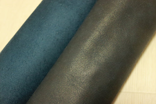 ds28円！[ネイビー]SALE!国産 牛革 エンボス加工 ヌバック 200ds