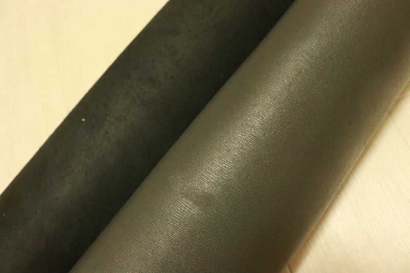ds28円！[ダークグレー]新入荷 国産 牛革 姫路レザー クロム革 水シボ型押し 顔料仕上げ 230ds