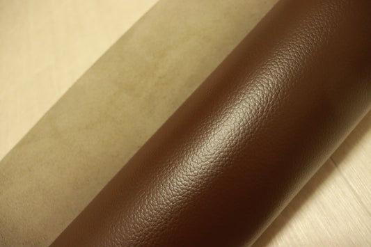 ds28円！[チョコブラウン]新入荷 国産 牛革 姫路レザー クロム革 シボ型押し 顔料仕上げ 230ds