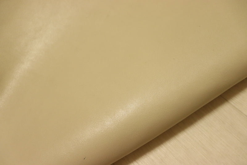 ds28円！[サンドベージュ]新入荷 国産 牛革 姫路レザー クロム革 スムース加工 230ds