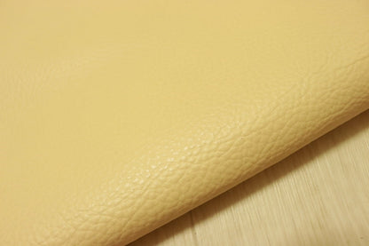 ds28円！[オークルベージュ系]新入荷 国産 牛革 姫路レザー クロム革 シュリンク加工 266ds