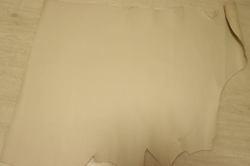 ds28円！[クリーム]新入荷 国産 牛革 クロム革 シボ型押し 90ds