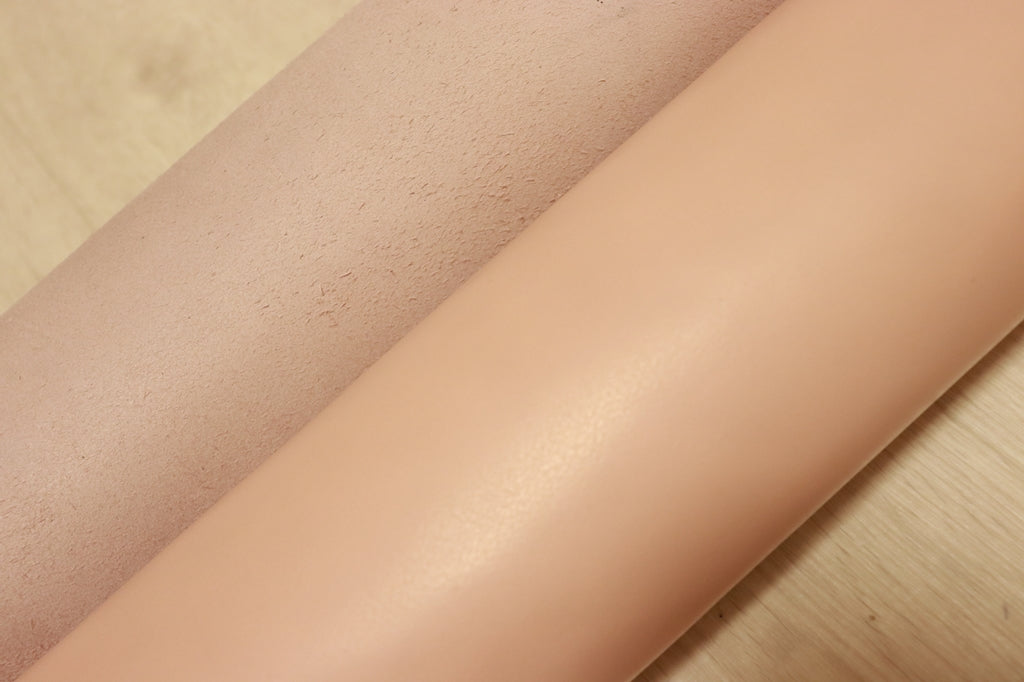 ds32円！[ピーチ]SALE!国産 牛革 スムース加工 ソフレイ 208ds