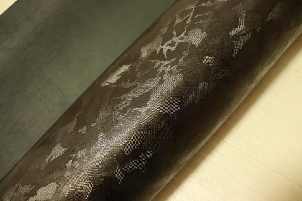 ds32円！[ブラック]新入荷！国産 牛革 プリント加工 迷彩柄