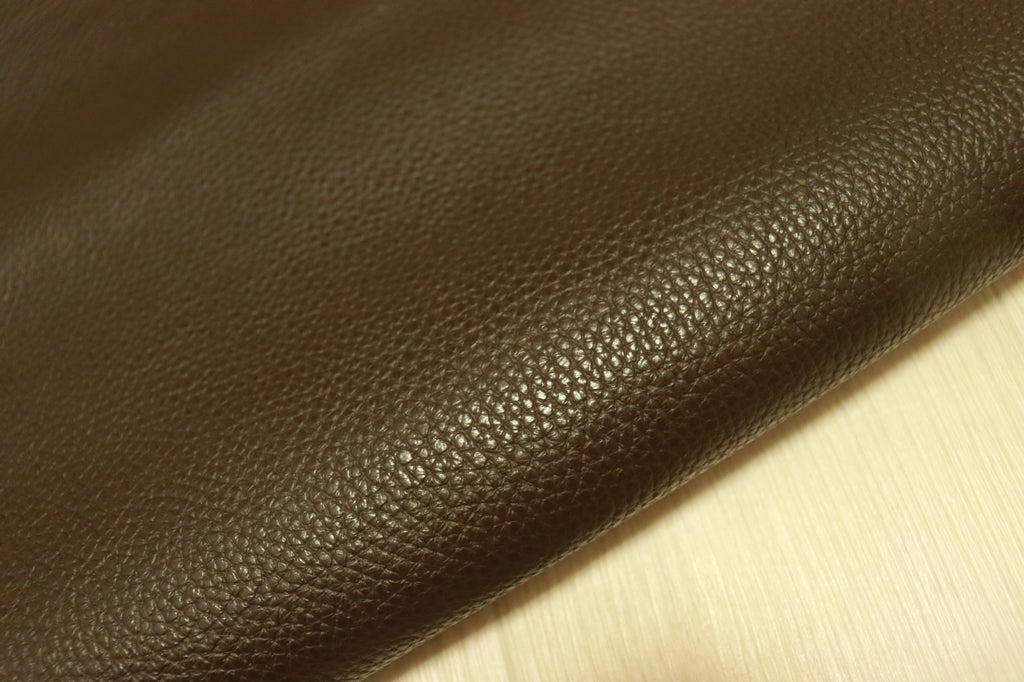 ds40円！[ダークブラウン]マストロット社 イタリアンレザー 牛革 クロム革 シュリンクシボ アドリア 237ds