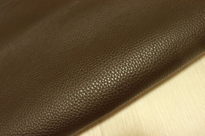 ds40円！[ダークブラウン]マストロット社 イタリアンレザー 牛革 クロム革 シュリンクシボ アドリア 237ds