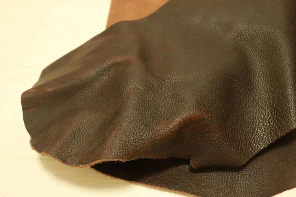 ds43円！インドレザー　モチモチ　シュリンクシボ　オイルヌメ　86ds