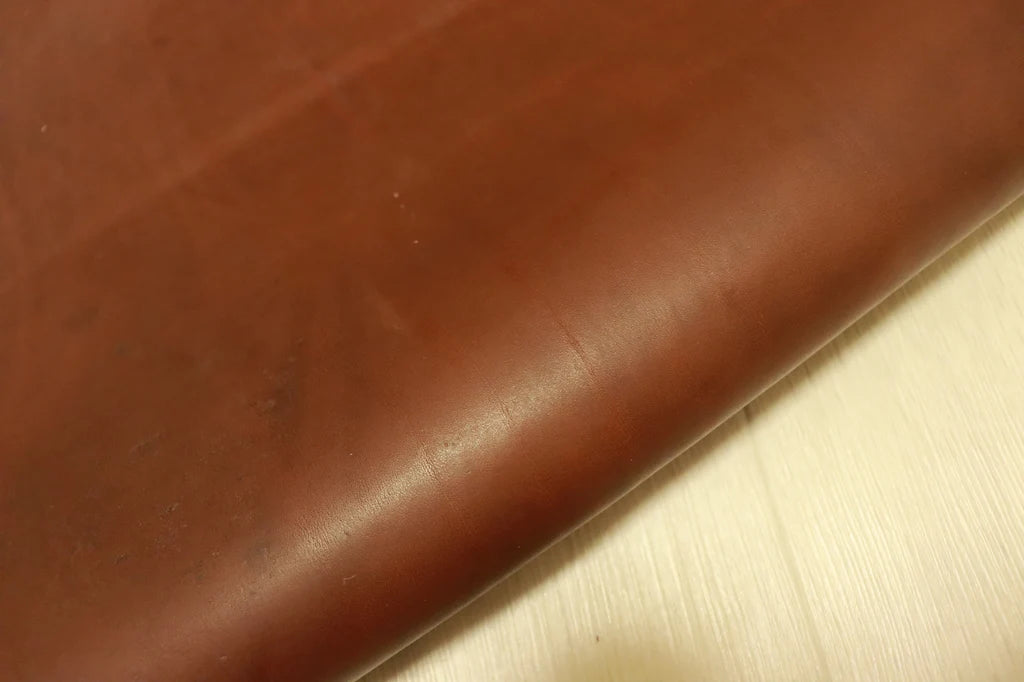 ds72円！[チョコブラウン]新入荷！イタリアンレザー 牛革 ヌメ革 ショルダー オイルヌメ 上質 135ds
